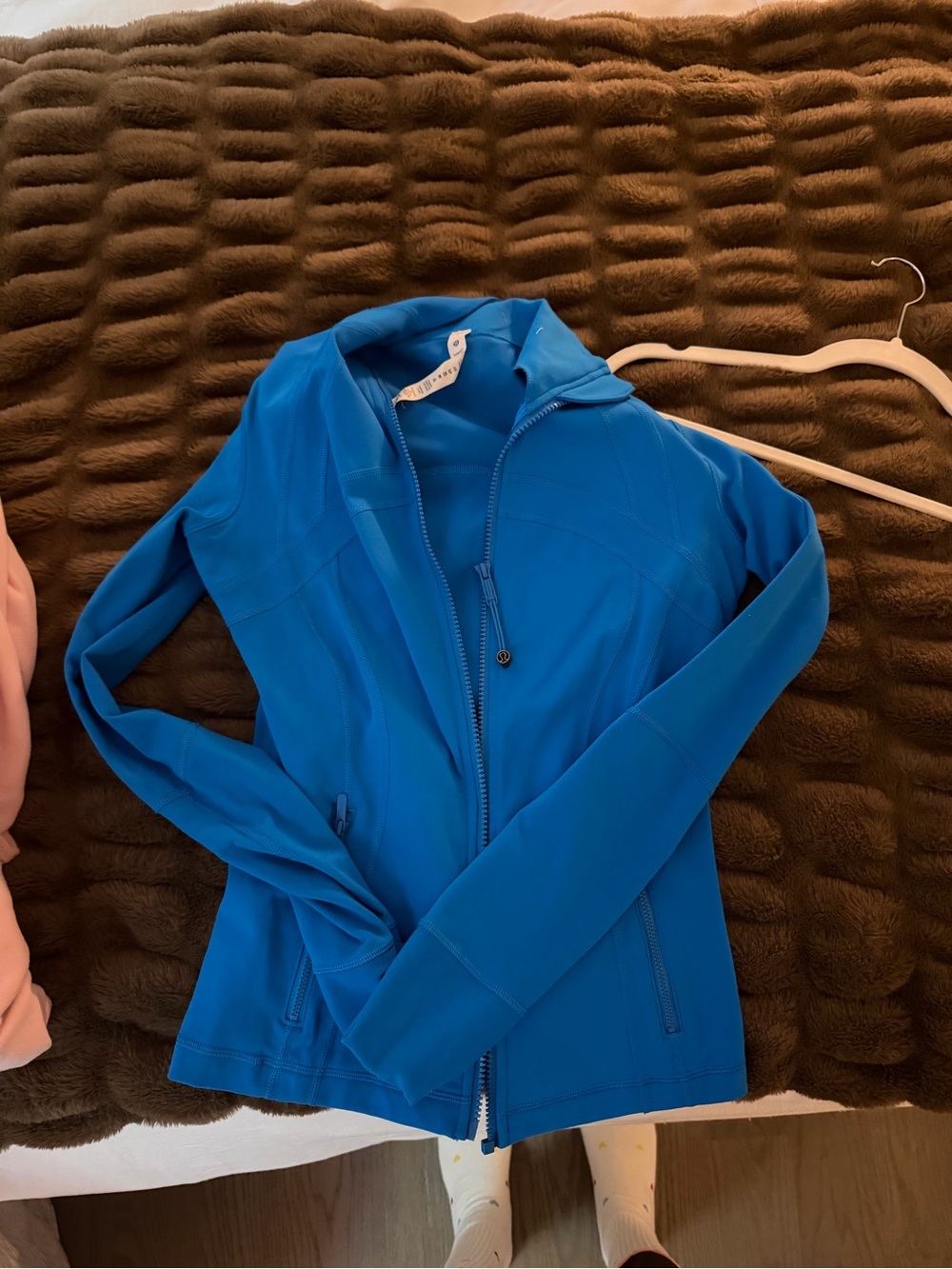 Lululemon Bright Blue Zip-Up Jacket
